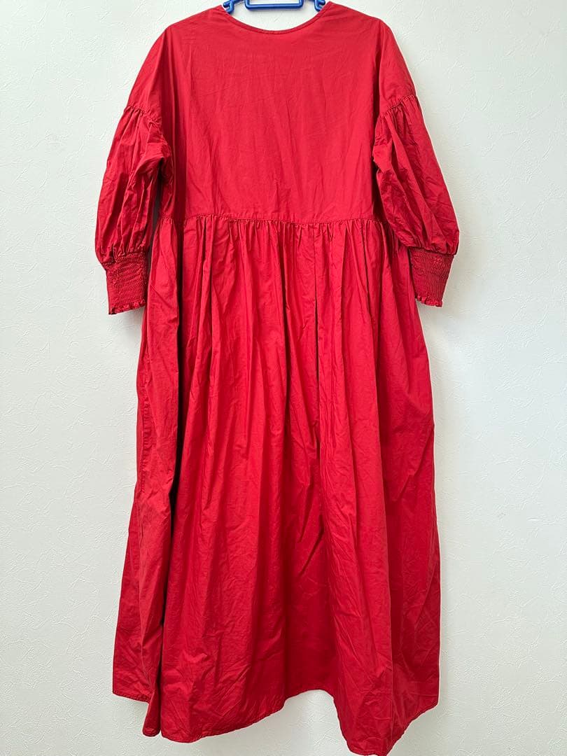 【着用数回】BEARDSLEY レッド　ワンピース