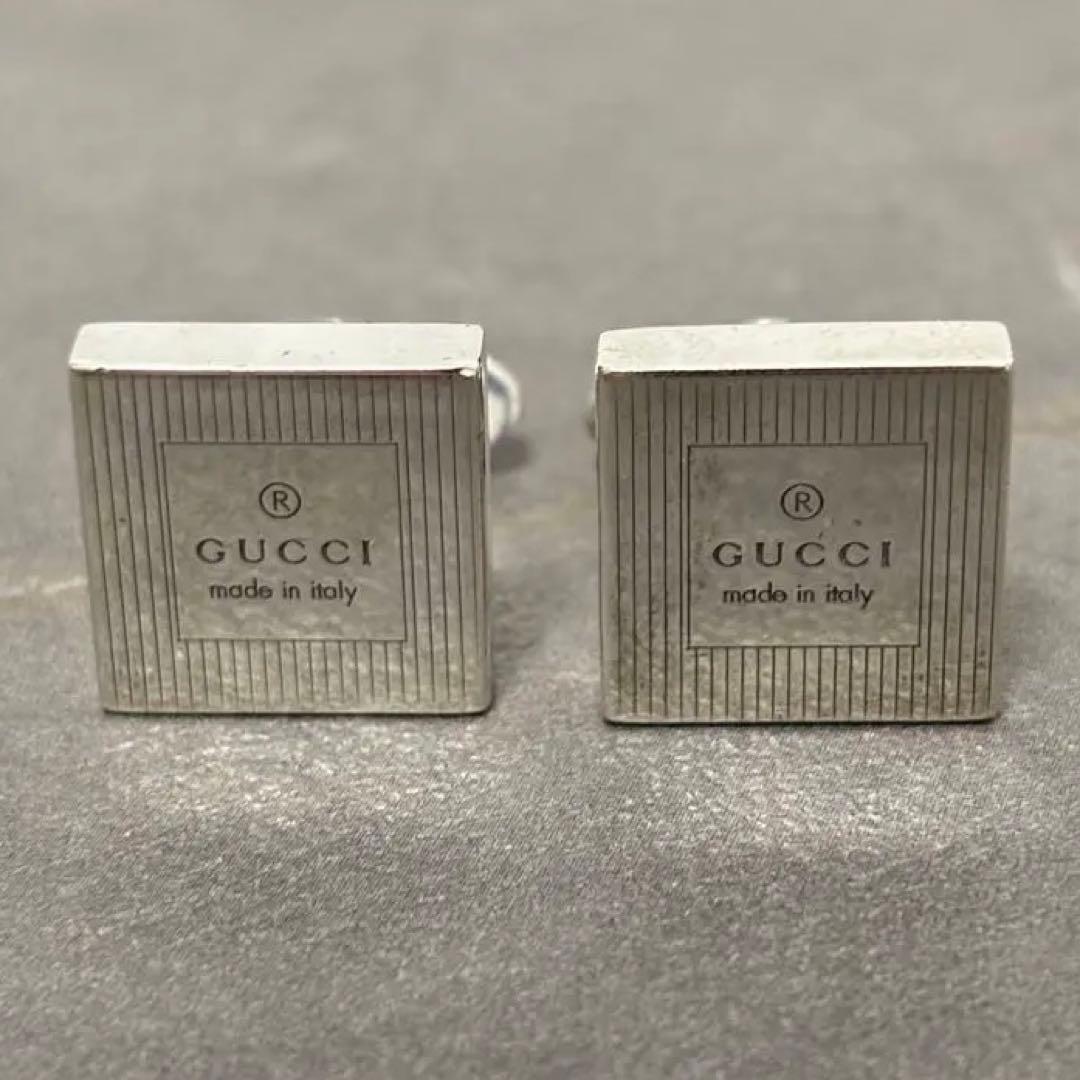 【最終価格です】GUCCI グッチ シルバー カフリンクス カフス