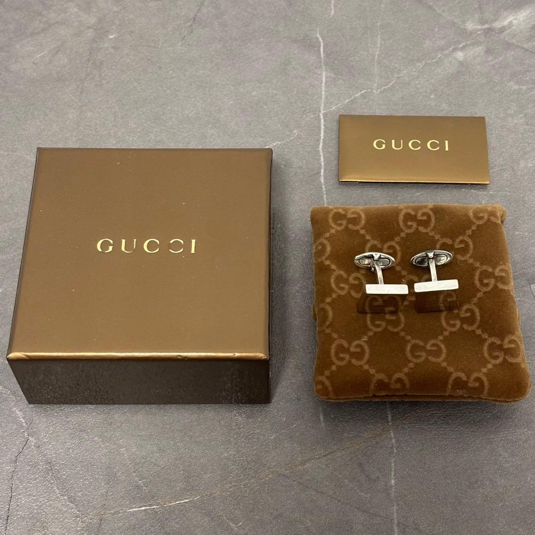 【最終価格です】GUCCI グッチ シルバー カフリンクス カフス