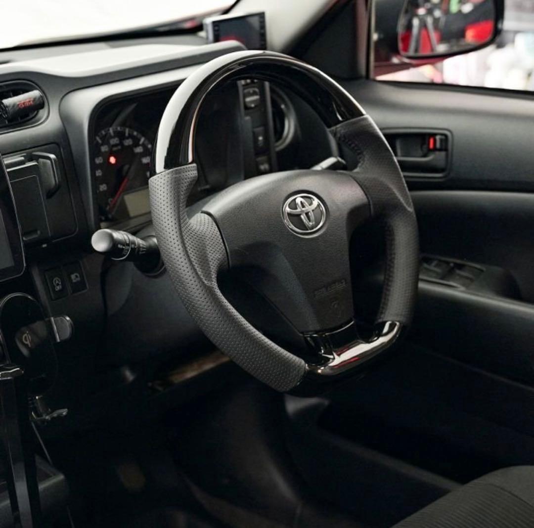 プロボックス専用 ステアリング　ハンドル　ライトブラウン