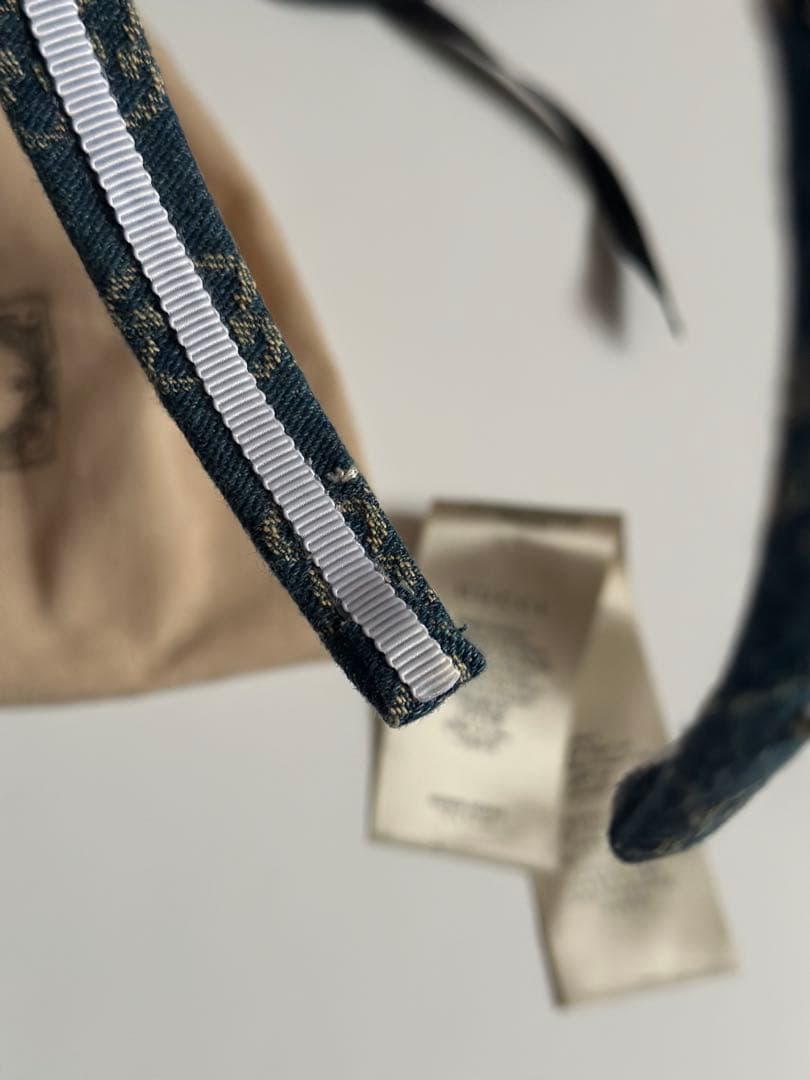 GUCCI デニム カチューシャ 美品