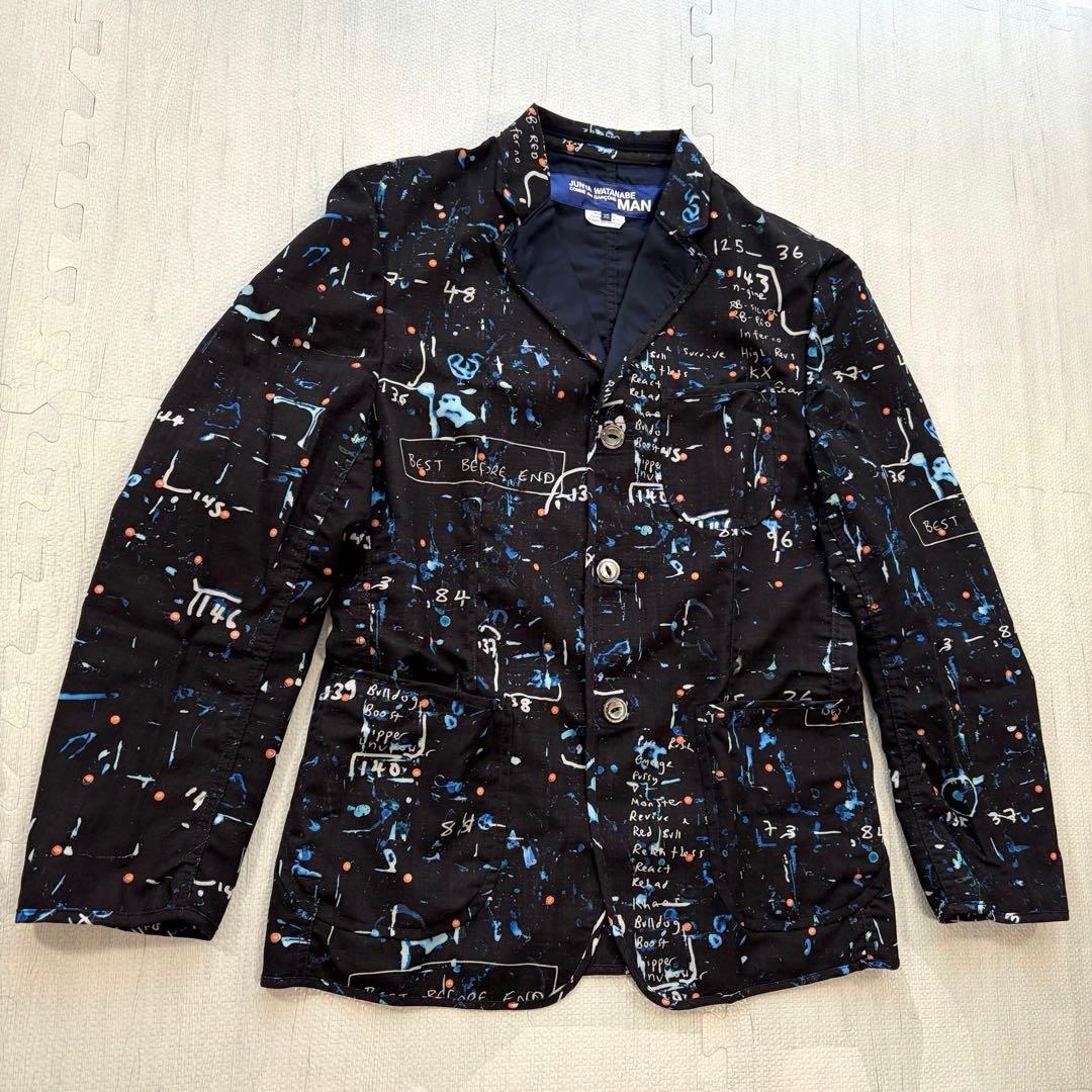希少 JUNYA WATANABE MAN コムデギャルソン 総柄 ジャケット