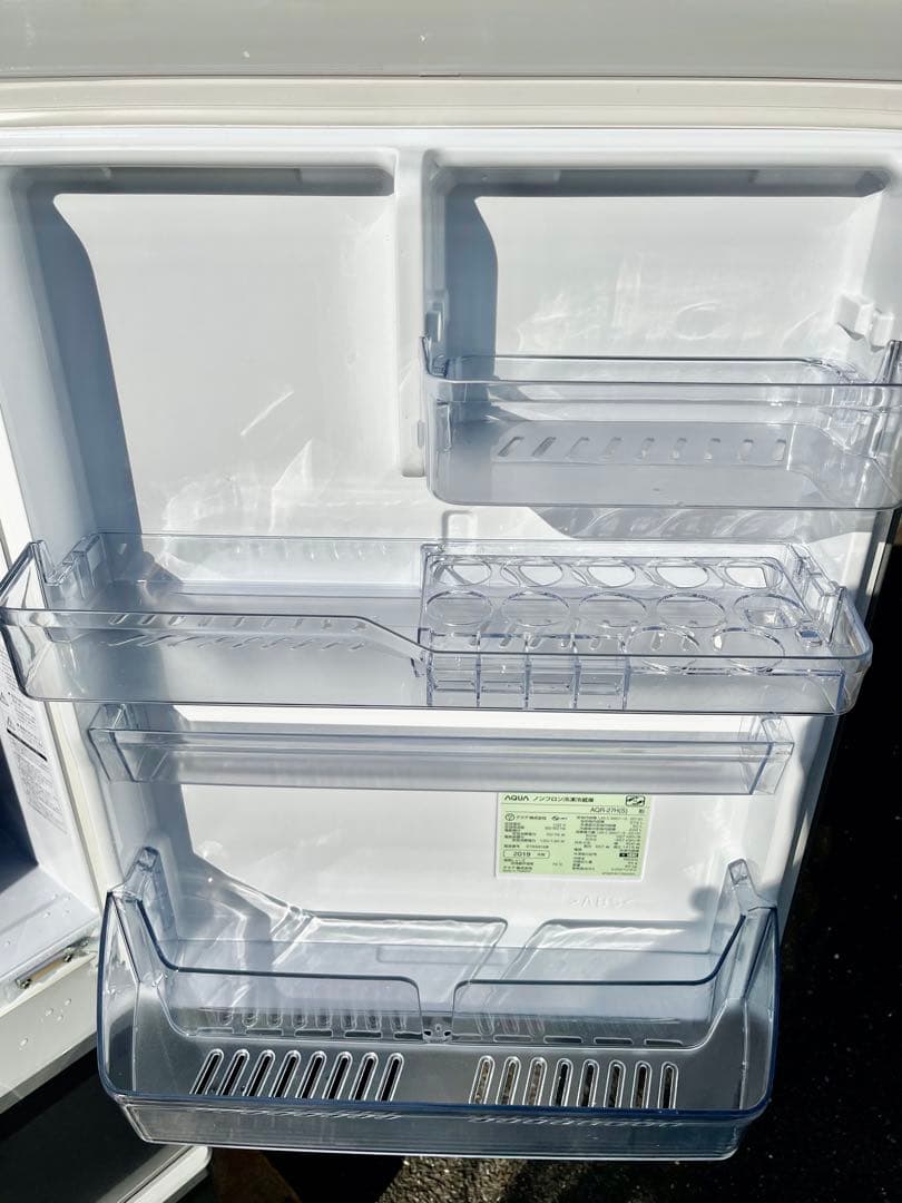 冷蔵庫 AQUA アクア 2019年製 272L AQR-27H