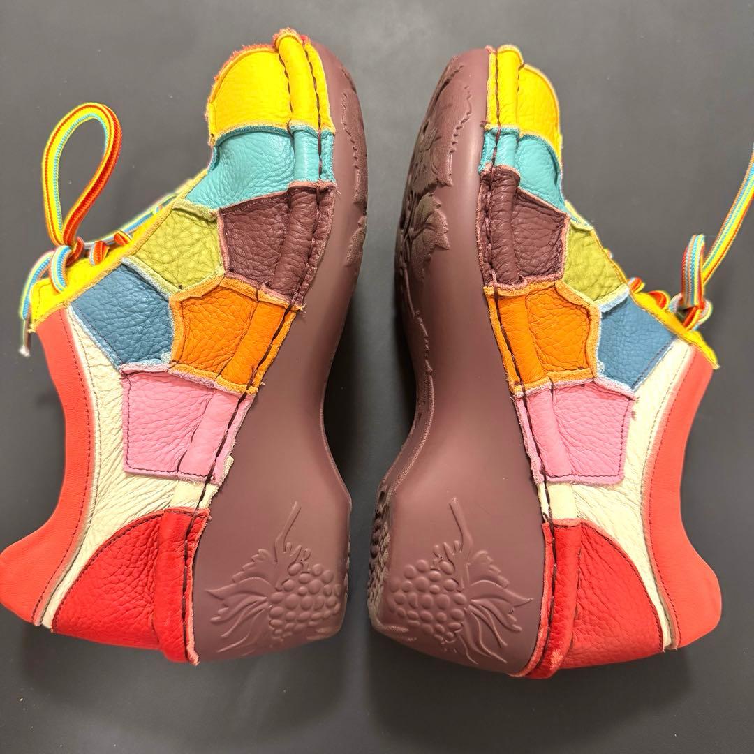 Estacion エスタシオン パッチワーク　シューズ　サイズL