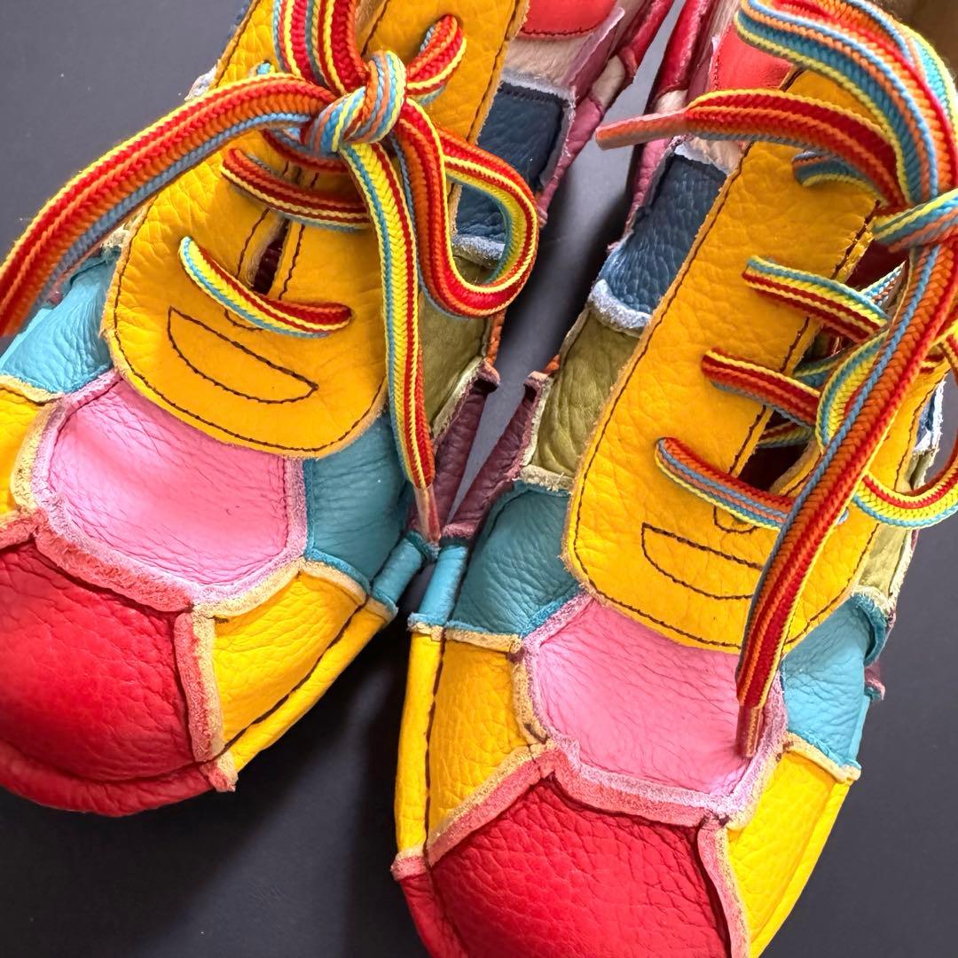 Estacion エスタシオン パッチワーク　シューズ　サイズL