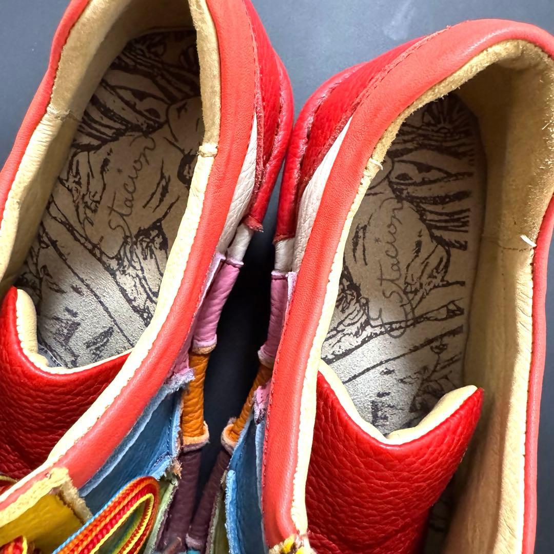 Estacion エスタシオン パッチワーク　シューズ　サイズL