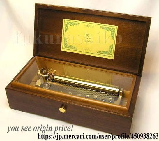 新品72弁 中島美嘉 ♪雪の華（３パーツ）オルフェウス720オルゴール