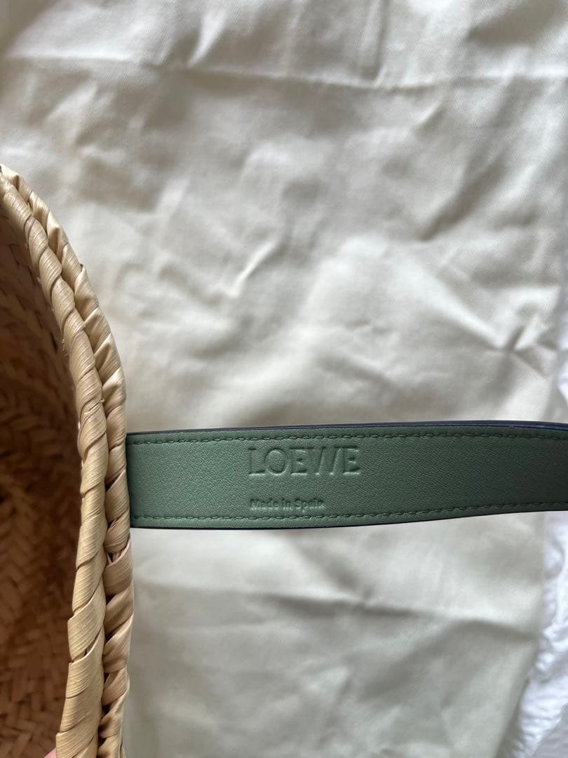 LOEWE カゴバッグ　ローズマリー　グリーン