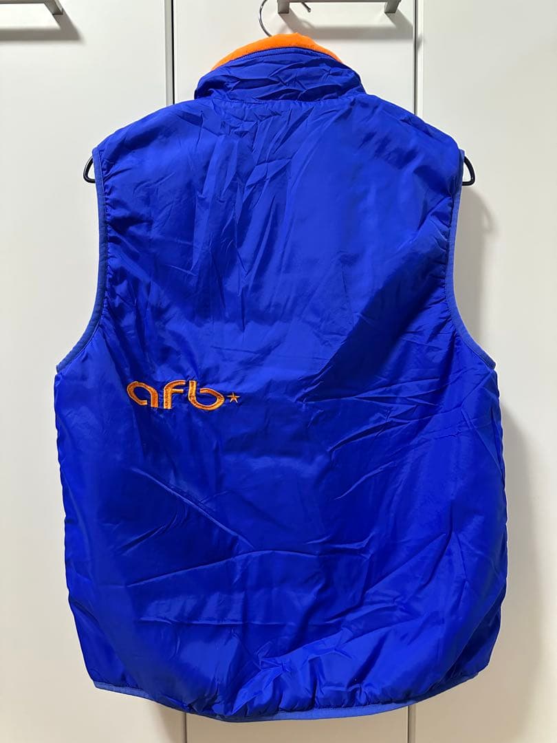 AFB リバーシブル　ナイロン　プルオーバー　ベスト