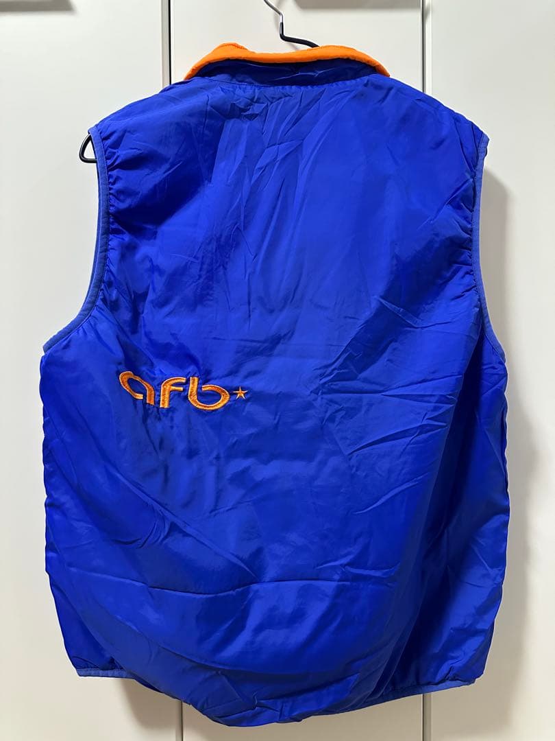 AFB リバーシブル　ナイロン　プルオーバー　ベスト