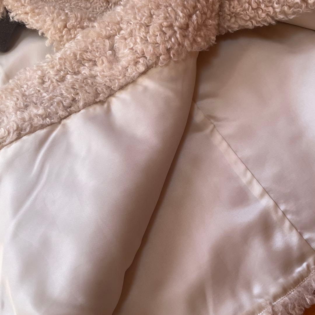 FRAMeWORK フェイクファーベスト ベージュ