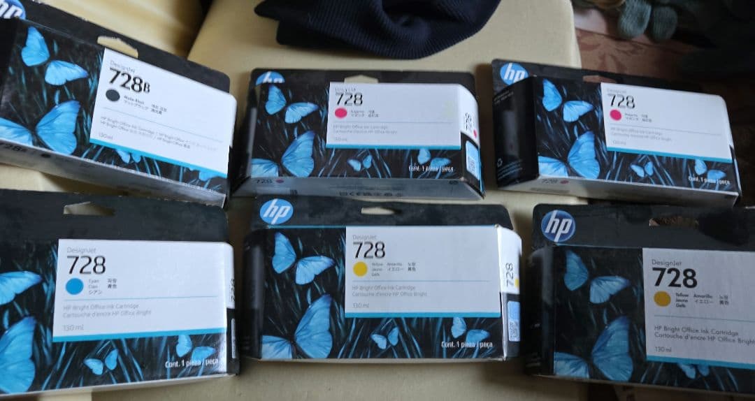 hp DesignJet 728 6個 新品 未使用