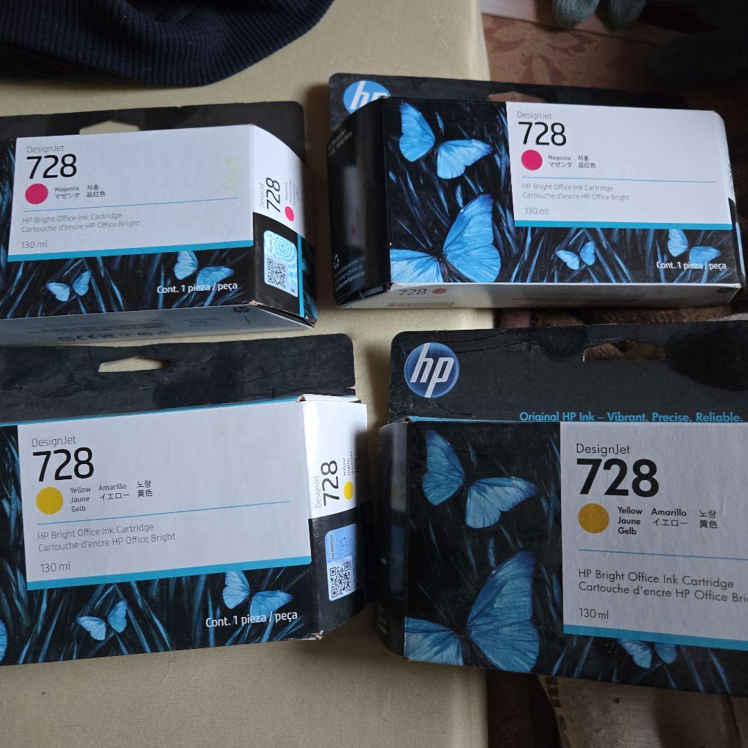 hp DesignJet 728 6個 新品 未使用