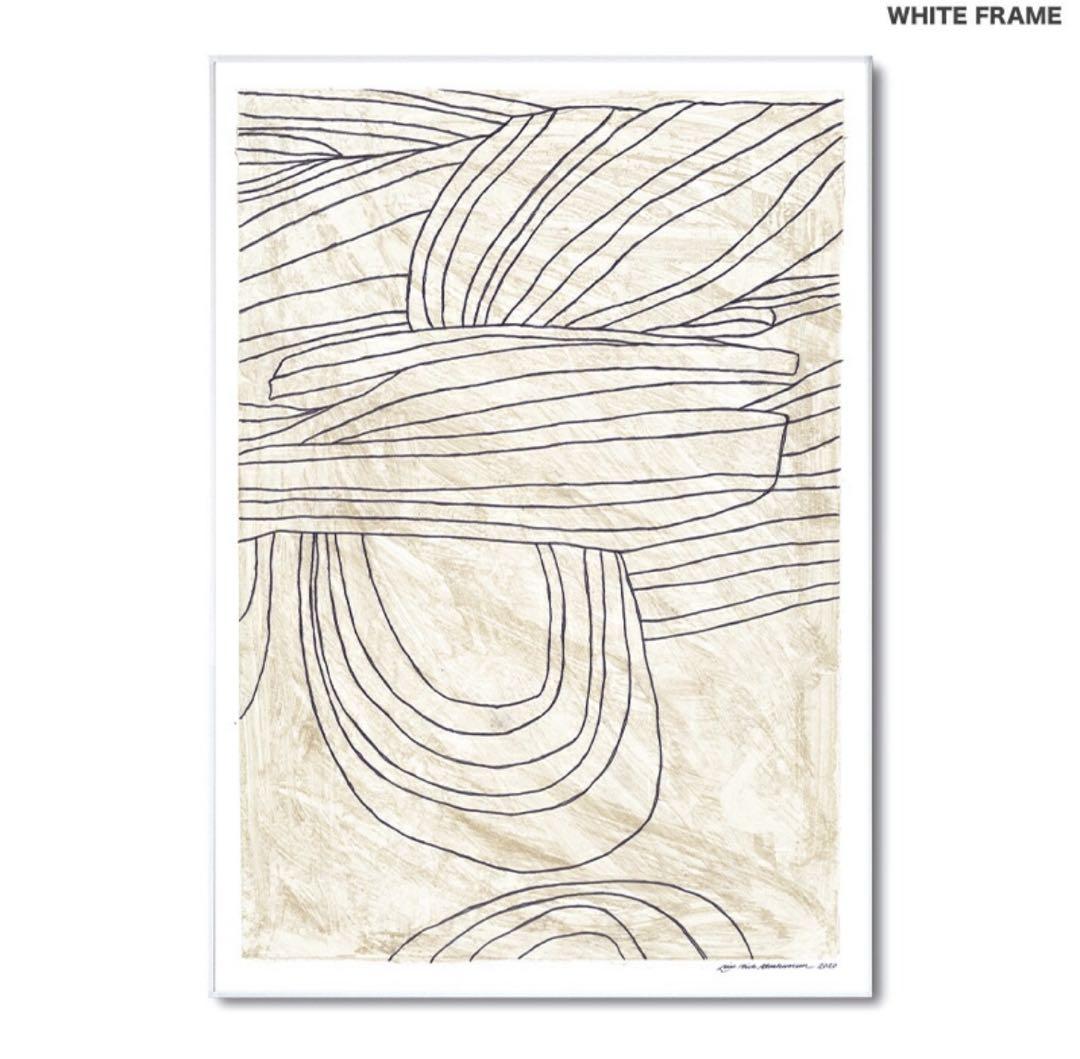 1.65万 デンマーク ライゼ・アブラハムセン ポスター 50x70cm