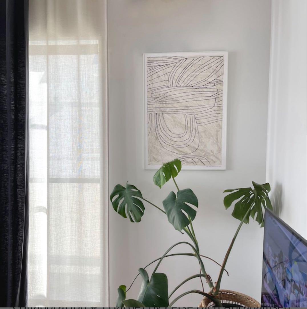 1.65万 デンマーク ライゼ・アブラハムセン ポスター 50x70cm