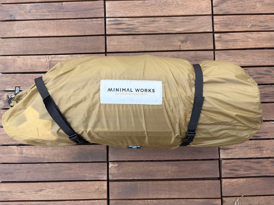 ミニマルワークス ジャックシェルターミニ サイドポールセット タン