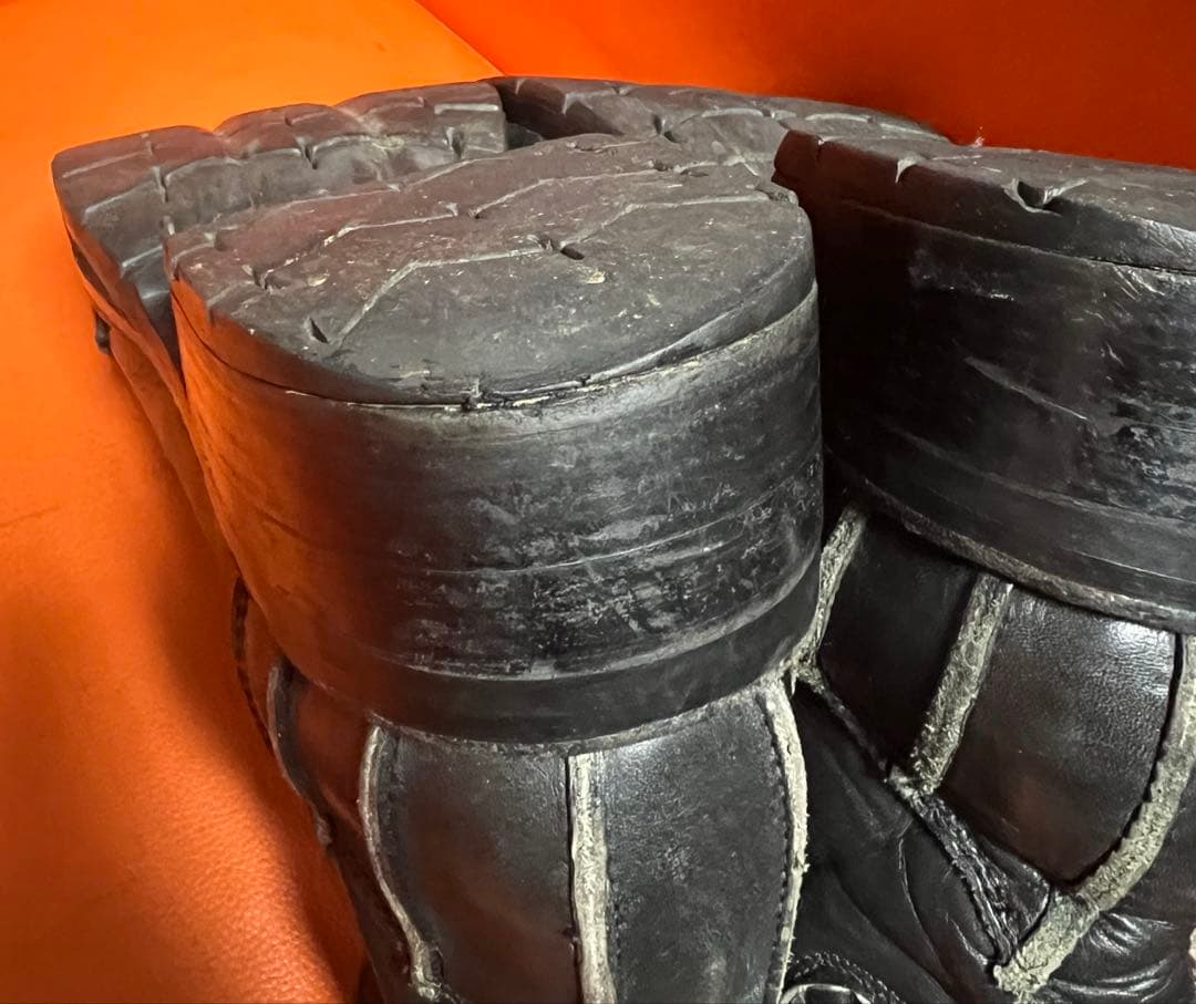 whoop-de-doo フープディドゥ　厚底ブーツ　ブラック　アーカイブ