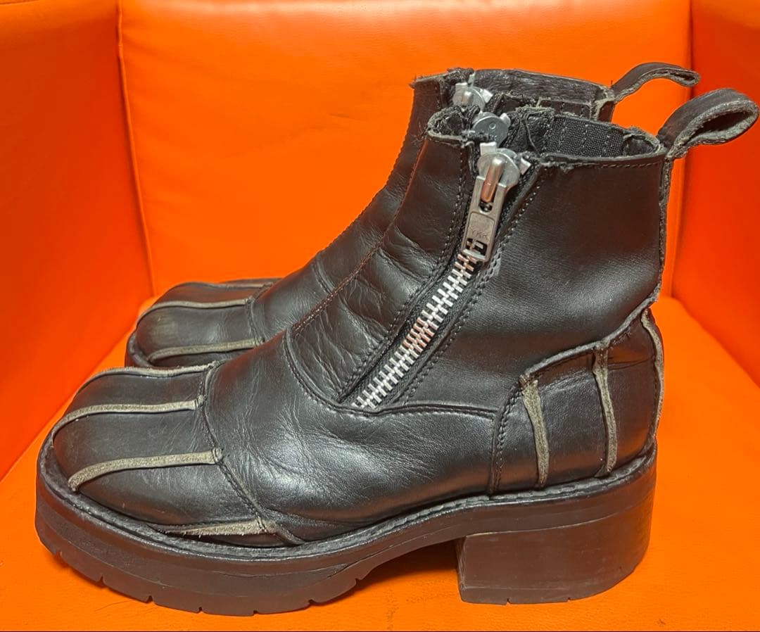 whoop-de-doo フープディドゥ　厚底ブーツ　ブラック　アーカイブ