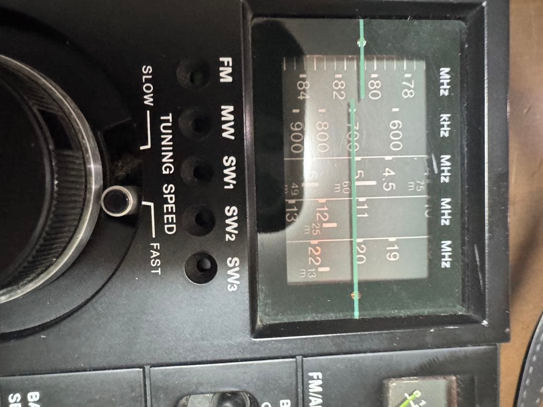 スカイセンサー SONY ICF5800 FM/AMラジオ受信機