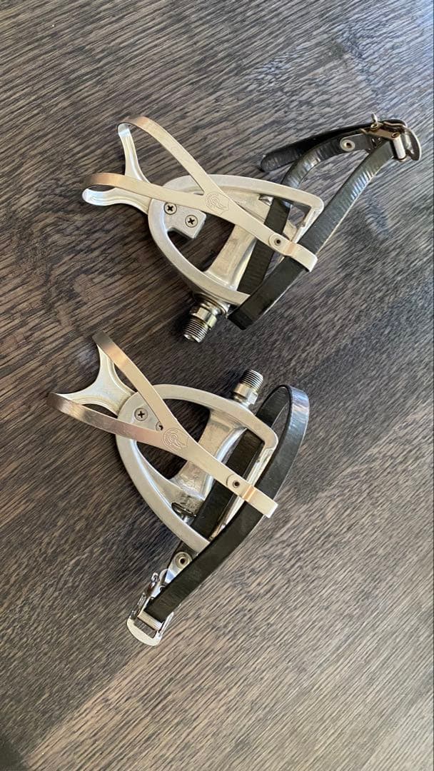 カンパニョーロ　Campagnolo トゥークリップ　ペダル ビンテージ