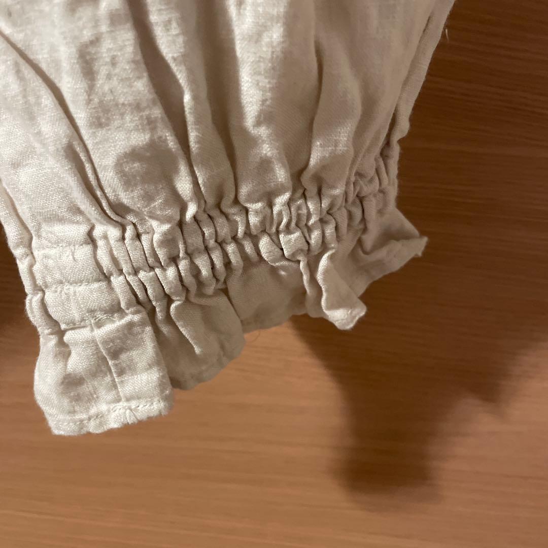 ネストローブ　リネンフリルイージーパンツ　オフホワイト　美品