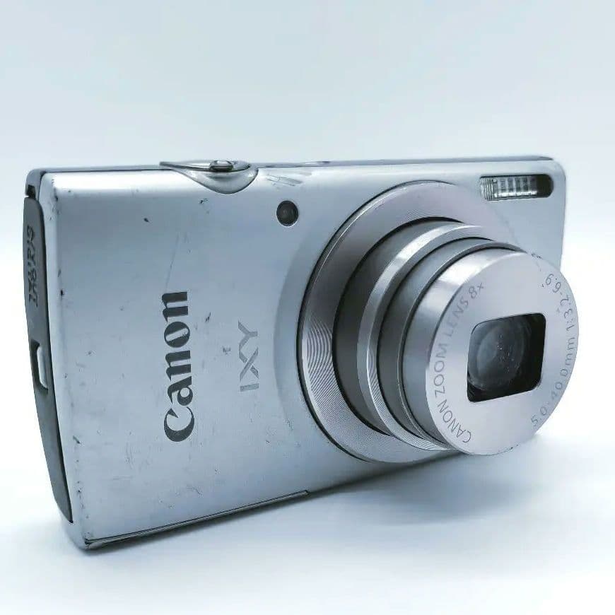 【動作品】Canon IXY200　シルバー デジカメ　①