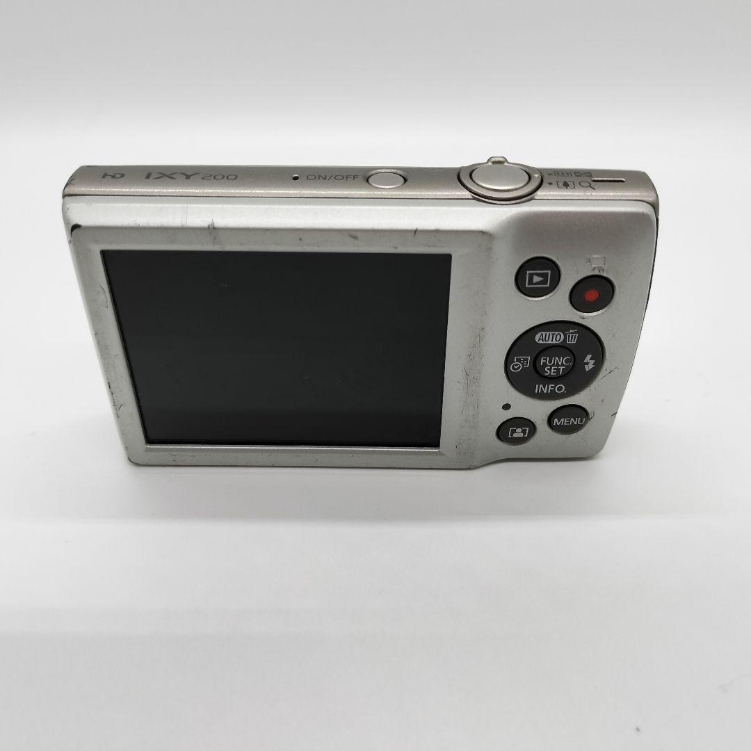 【動作品】Canon IXY200　シルバー デジカメ　①