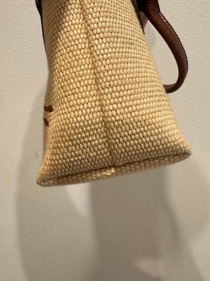 ロンシャン☆ル プリアージュ パリ サントロペ☆ブラウン☆かごバッグ☆ショルダー