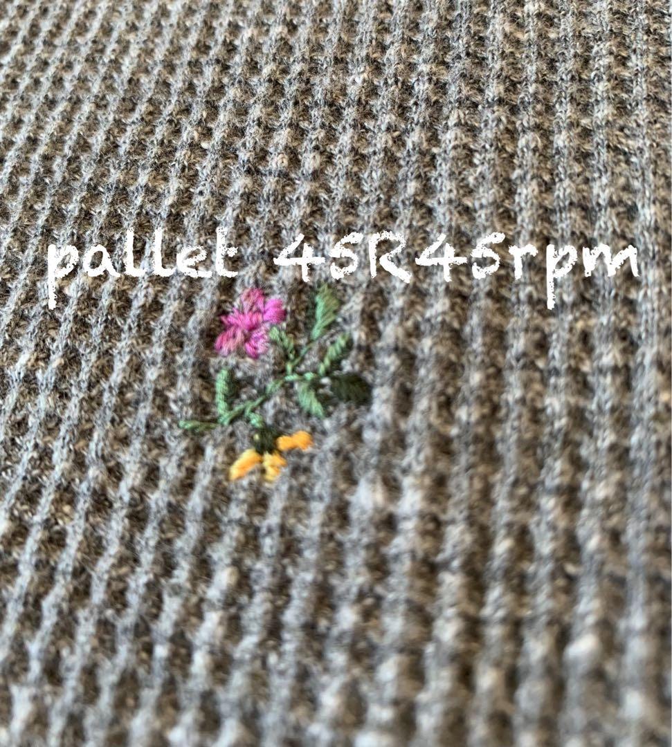 45R45rpm 刺繍ワッフルのヘンリー (トップ)