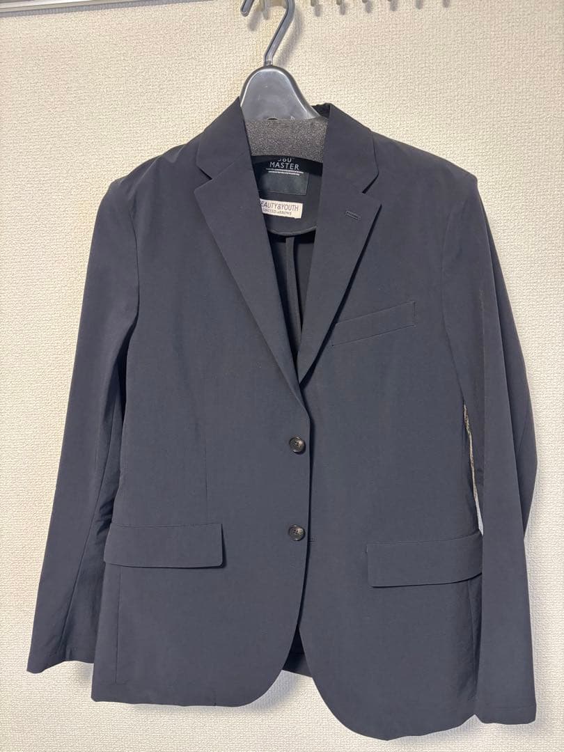 BEAUTY&YOUTH 360°MASTERスマート 2Bジャケット　ブラック