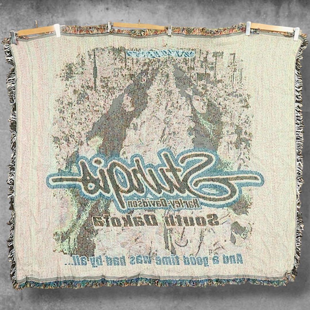 BPJD バイク ラグ ビンテージ 古着 ハーレーダビッドソン スタージス