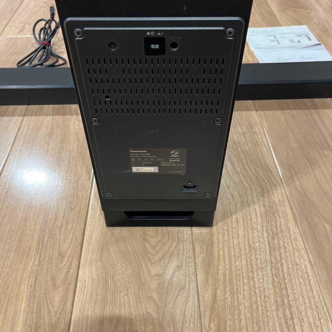 パナソニック シアターバー 5.1chサラウンド SC-HTB885-K