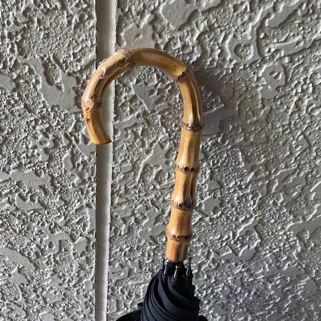 サンバリア100 Lサイズ 白黒ストライプ 長傘