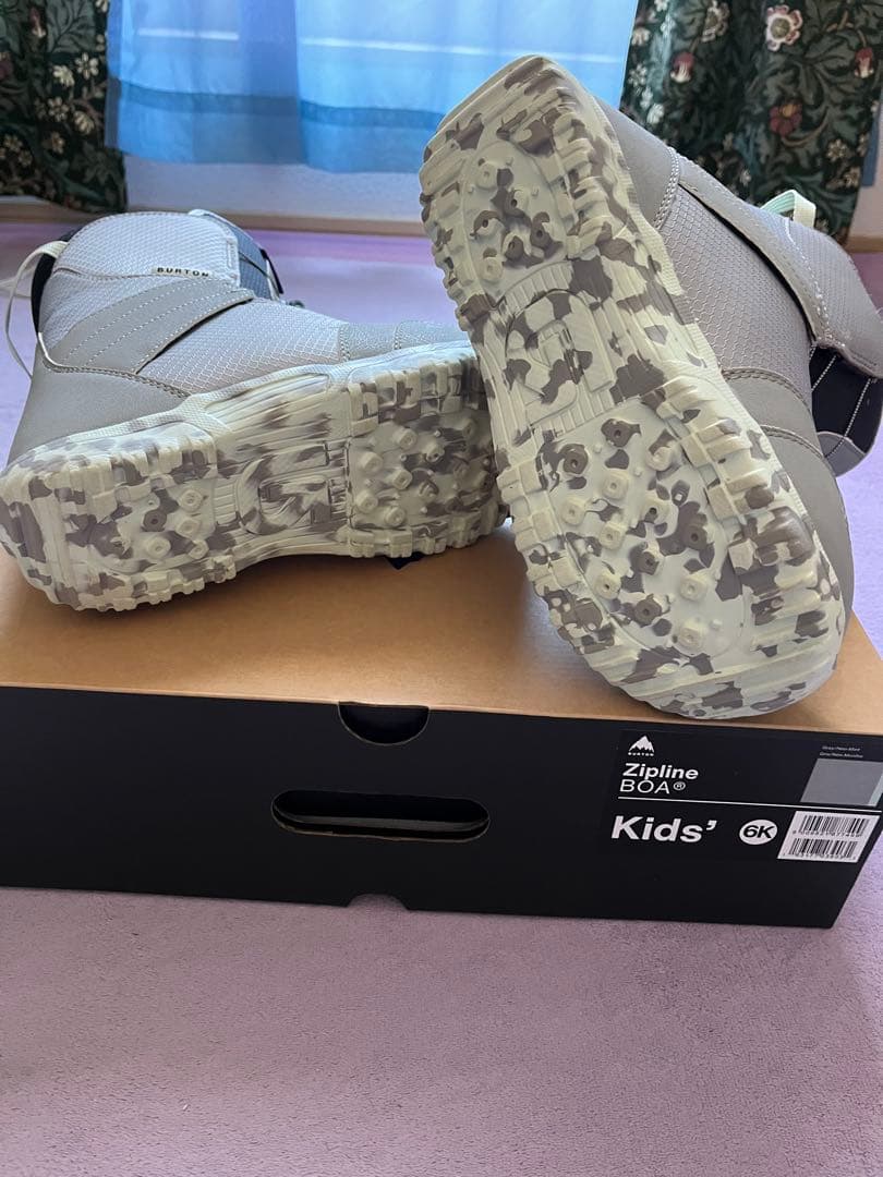 BURTON Zipline BOA 子ども用スノーボードブーツ　6K 24cm