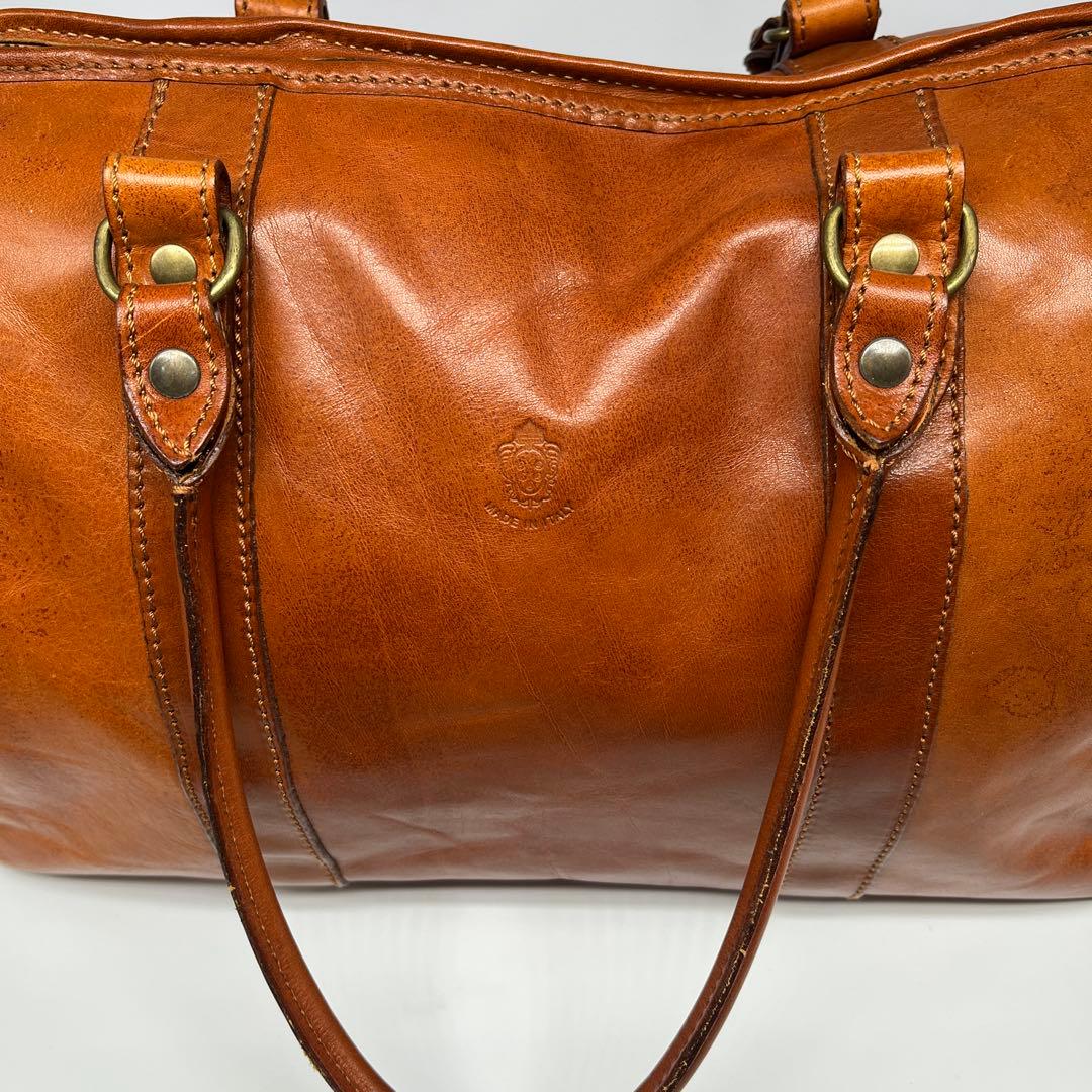 美品 I MEDICI イ メディチ イタリアンレザー ボストンバック トラベル