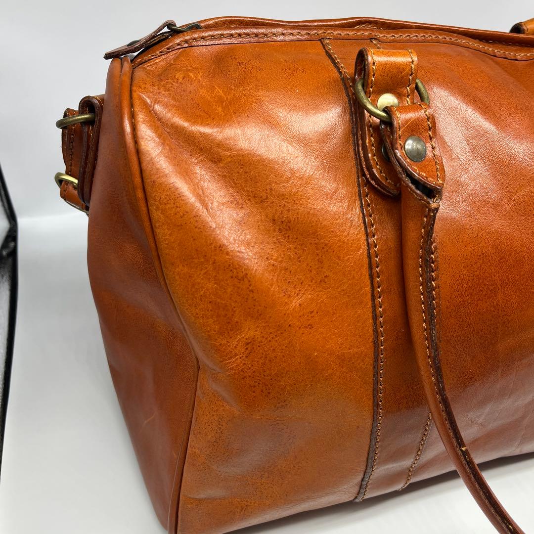 美品 I MEDICI イ メディチ イタリアンレザー ボストンバック トラベル