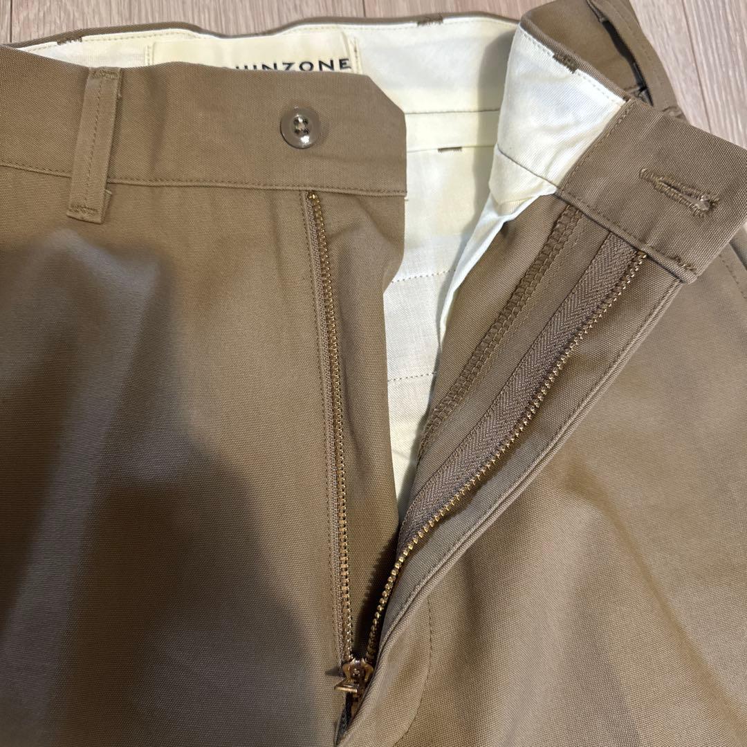 美品 シンゾーン ハイウエスト チノ ベージュ The Sinzone 34