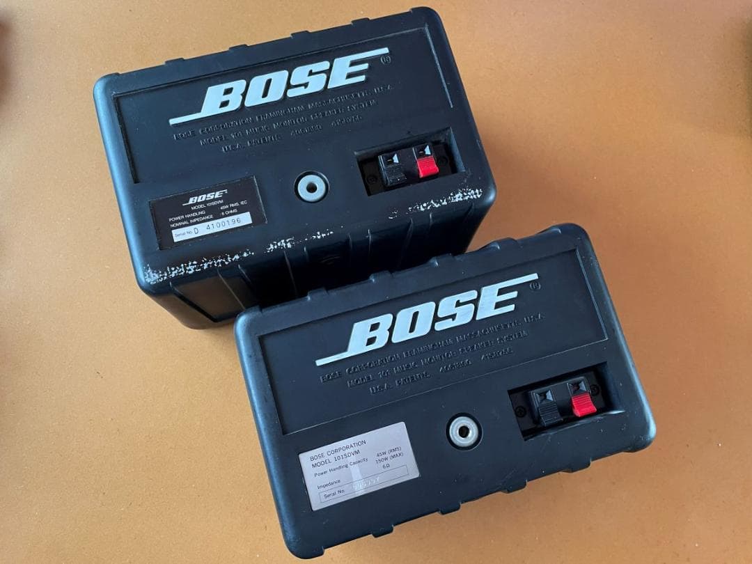 BOSE 101SDVM 防磁型スピーカー ペア ブラック　+　取り付け金具