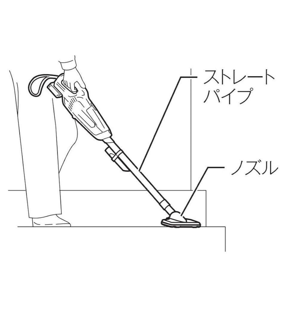 マキタ コードレス掃除機CL107 紙パック式 CL107FDSHW