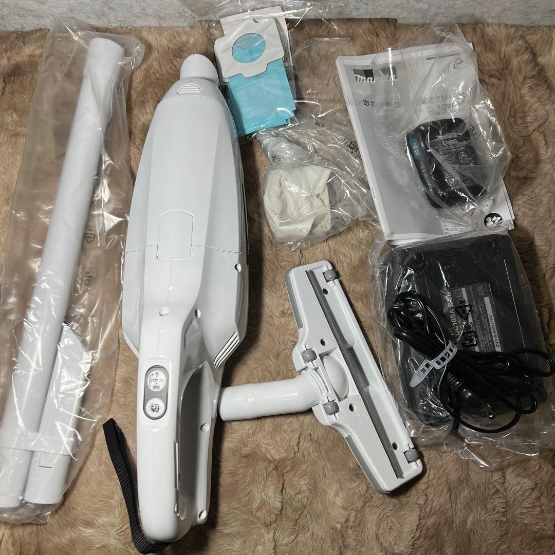 マキタ コードレス掃除機CL107 紙パック式 CL107FDSHW