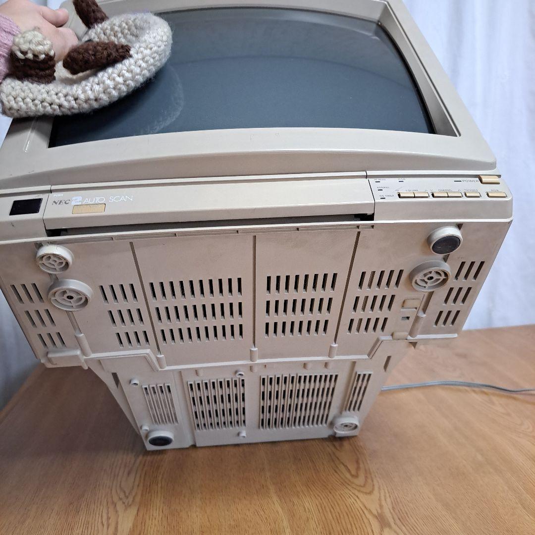 NECカラーテレビPC-TV352型　2 AUTO SCAN　ブラウン管モニター