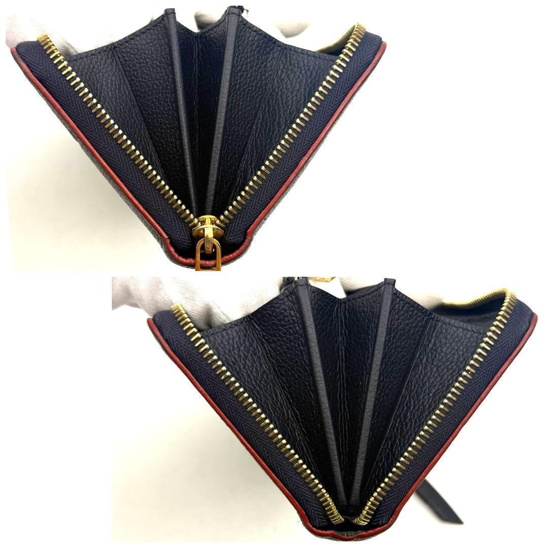 【極上美品】ルイヴィトン アンプラント ジッピーウォレットマリーヌルージュ