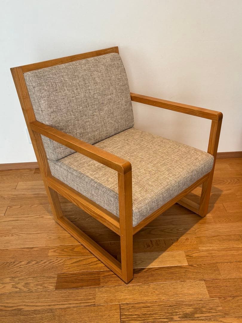 【AD CORE】ラウンジチェア 1PソファA-MODEオーク椅子 【ADコア】