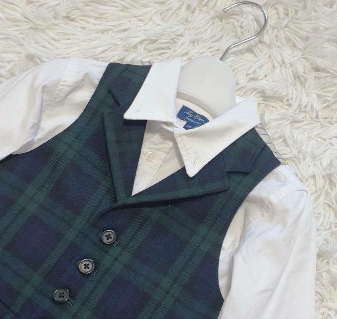 美品　ラルフローレン　4点セット　フォーマル　100 スーツ　紺ブレ　ベスト