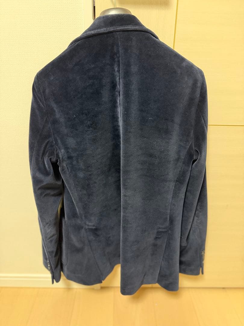 CIRCOLO 1901 ネイビー ベロアジャケット　　チルコロ