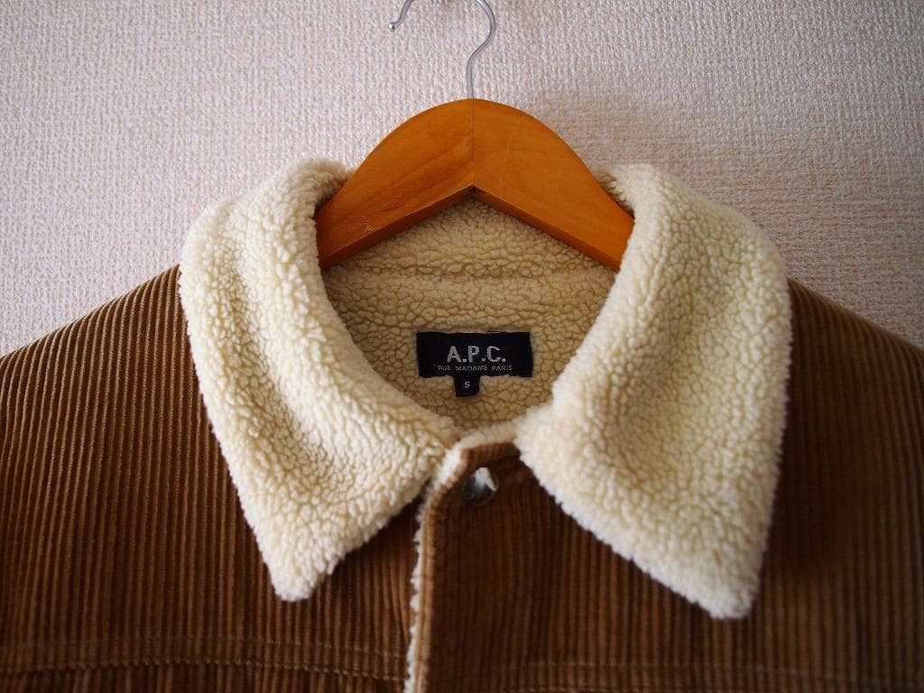 希少！名作 ルーマニア製 APC ボアトラッカージャケット S/デニムジャケット