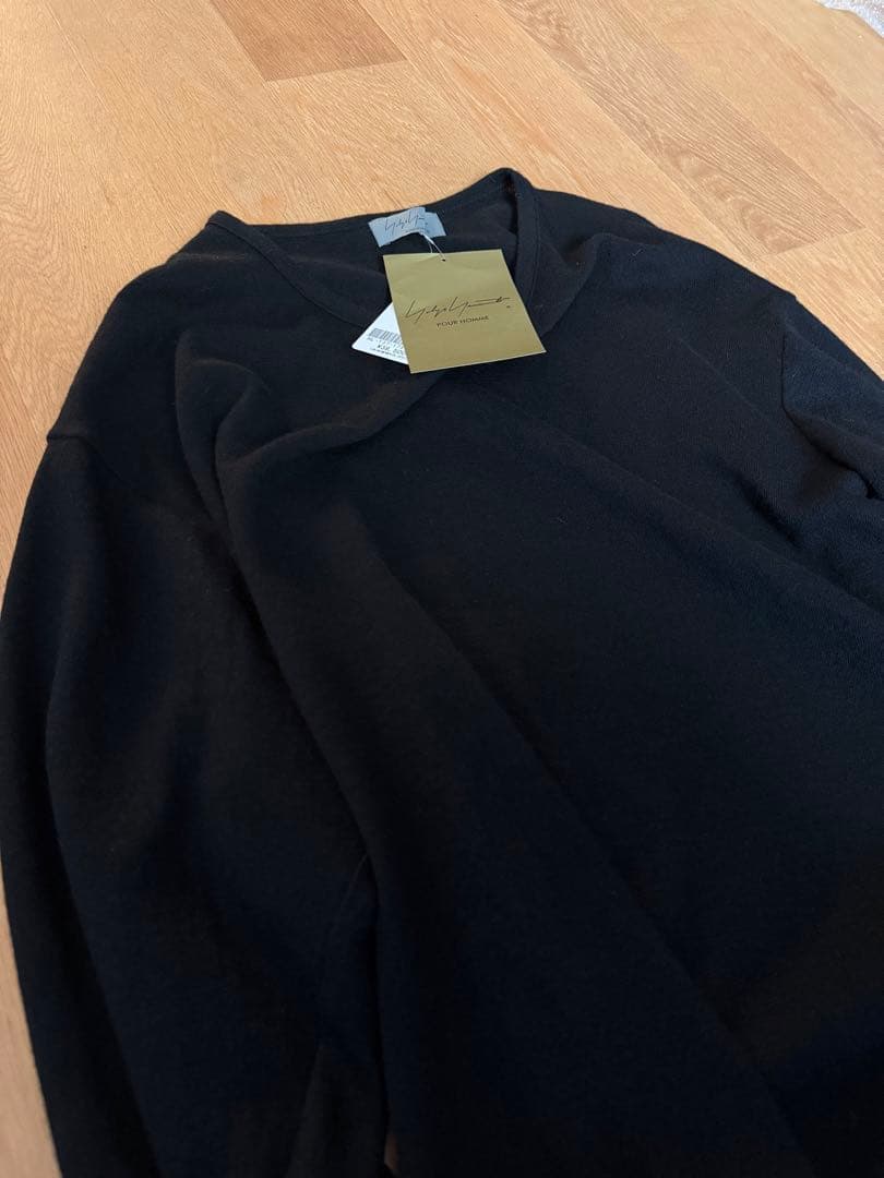 トップス Yohji Yamamoto 25AW ROUND NECK LONG SLV