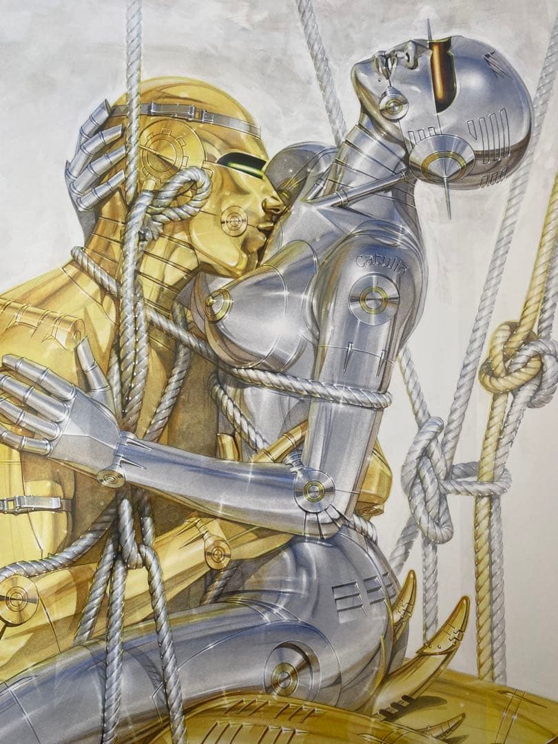 空山基HAJIME SORAYAMA ロボット版画 直筆サイン入り