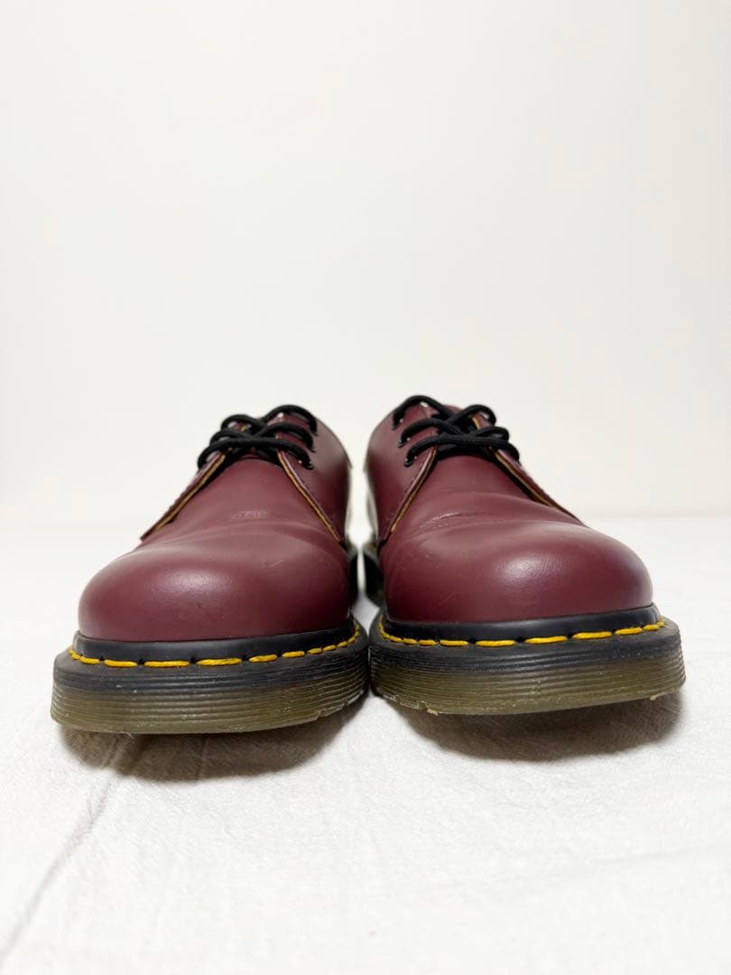 美品ドクターマーチン 1461 3ホール シューズ チェリーレッド 24 UK5