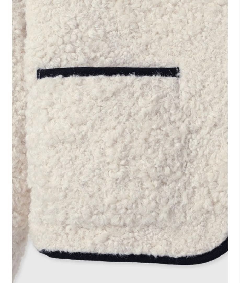 anuans ECOPELパイピングボアジャケット